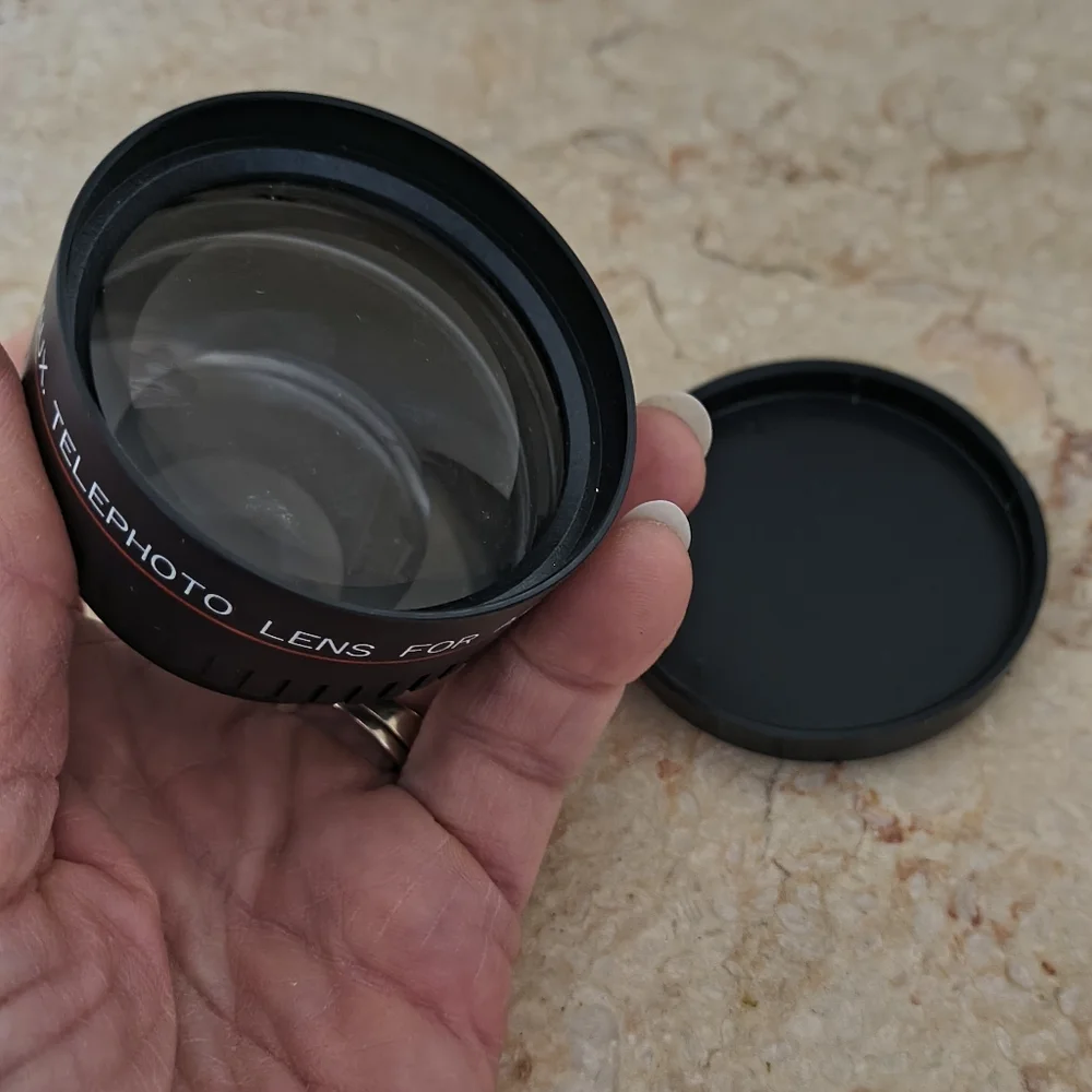 Vintage Sakar Telephoto Aux Lens for Minolta AF-5 Japan
